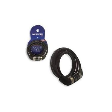 Imagem de Corrente Cadeado Antifurto com Senha para Bicicleta 1mX8mm