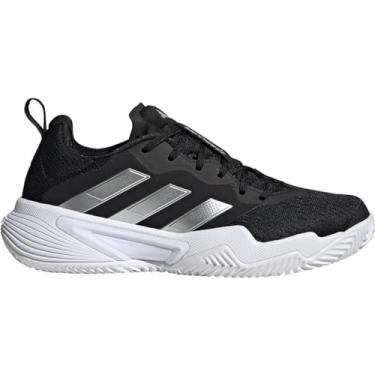 Imagem de adidas Tênis feminino Barricade, Core Black-Silver Metallic-Cloud White, 40