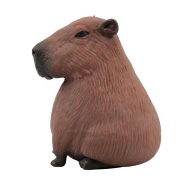Imagem de Brinquedo Capivara Estica Divertida 12 Cm Dm Toys - 7068