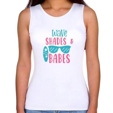 Imagem de Regata Feminina Wave Shades e Babes - Foca na Moda, Branco, M