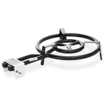 Imagem de Vaello - Fogareiro Paellera Gás Aço Esmaltado Ø40cm (Aro Duplo)