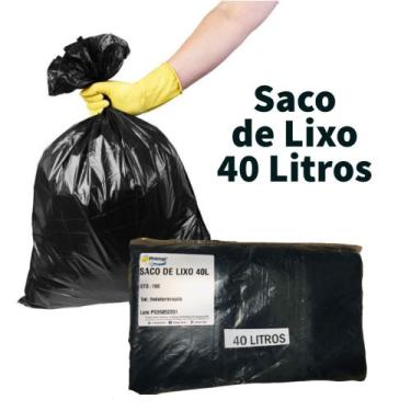 Imagem de Saco de Lixo 40 Litros - Pacote com 100 un - Primor Clean