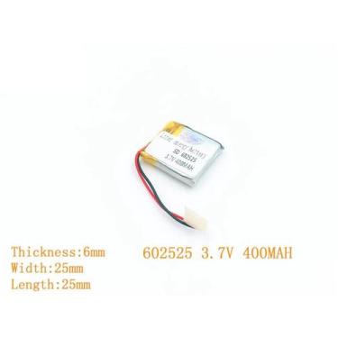 Imagem de Bateria C/ 2 Fios 400 Mah 3,7 V 6mm X 25mm X 25mm 602525 - KMIG