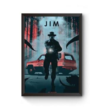 Imagem de Poster Moldurado Car Legends Jim Hooper Quadro - Fanarte