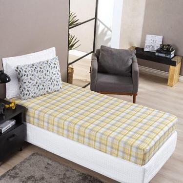 Imagem de Jogo de lençol SOLTEIRO INFANTIL 2pç malha 100%algodão - SAFIRA ENXOVA