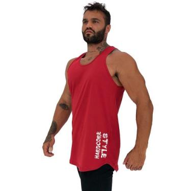 Imagem de Regata Longline Estampa Lateral Masculina MXD Conceito Hardcore Style,