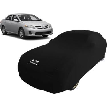 Imagem de Capa Automotiva Para Toyota Corolla Xei Gli Tecido Lycra - Mz, Preta