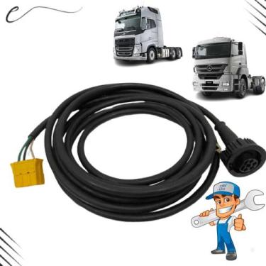 Imagem de Chicote tomada sensor tacografo 4 metros pino chato - CARRAPICHO