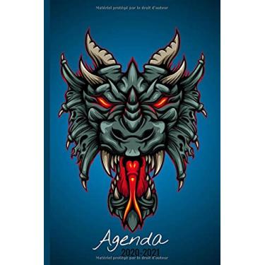 Imagem de Agenda Scolaire 2020 2021: Dragon | Agenda semainier, Format A5 | Pour les étudiants, professionnels et particuliers | Calendrier, liste de contacts, ... pages | Septembre 2020 à Septembre 2021 |