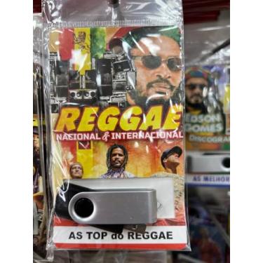 Imagem de pen drive com musicas gravadas diversas pendrive gravado generos REGGAE NACIONAL E INTERNACIONAL