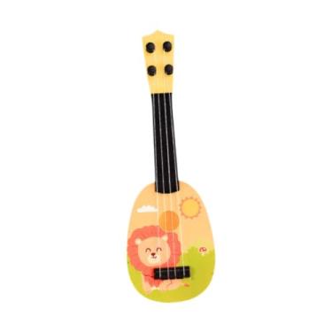 Imagem de Generic Crianças brinquedo ukulele música brinquedo educativo animal dos desenhos animados com 4 cordas mini instrumento musical para iniciante presente , Leão