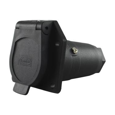 Imagem de Conntek Soquete de reboque de 7 vias 10215, extremidade do carro