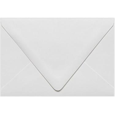 Imagem de Envelopes A4 com aba de contorno (4 1/4 x 6 1/4) - Branco - 100% reciclado (50 qt.)