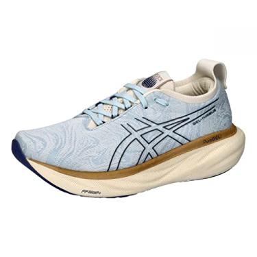 Imagem de ASICS Nimbus 25 Sapatilhas de estrada para mulher branco bege, Multicolor, 37.5 EU