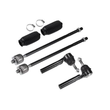 Imagem de Motoforti Kit de terminais de direção externos dianteiros internos 6 peças de suspensão para Chrysler Town & Country para Dodge Grand Caravan para Volkswagen Routan Drag Link de longa duração