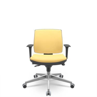 Imagem de Cadeira Brizza Soft Executiva Vinil Amarelo