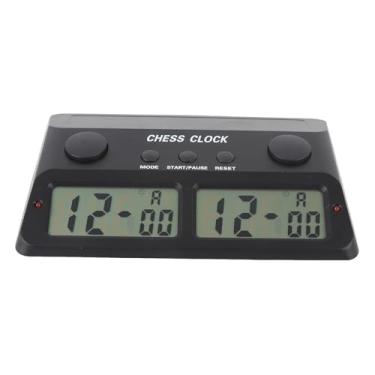 Imagem de Relógio Multifuncional de Xadrez, Cronômetro de Xadrez Digital Profissional Com Limite de Tempo de Contagem Regressiva Adicionar Segundos Função para Xadrez Chinês International