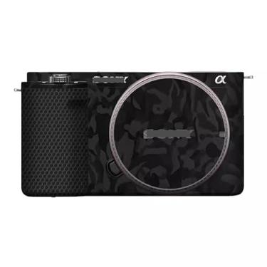Imagem de Adesivo de capa de câmera para Sony ZV-E10 protetor de câmera película protetora antiarranhões decoração (Shadow Camo Black)