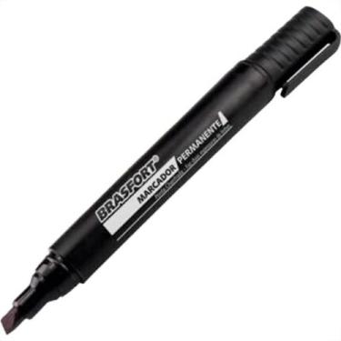 Imagem de Brasfort Caneta P/Marcacao  Gros.Preto 7858 - Kit C/12 Pc