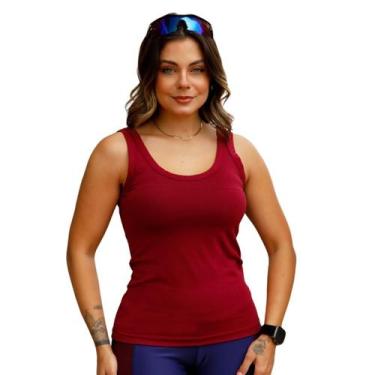 Imagem de Regata Blusa Fem Viscose Trabalho Casual Fitness Viscolycra - LUFRAN, 