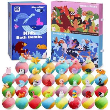 Imagem de Conjunto de 30 Bombas de Banho BloomFizzy para Crianças - Com Surpresa