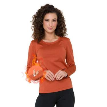 Imagem de Blusa Feminina Térmico Peluciado Grosso Segunda Pele Inverno - AG Indu