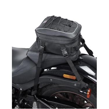 Imagem de Bolsa traseira para motocicleta KEMIMOTO Waterproof 7-14L com capa de 