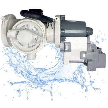 Imagem de DC97-20621A Conjunto de bomba de lavagem compatível com máquina de lavar roupa Samsung