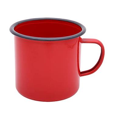Imagem de Mimo Style Caneca Esmaltada 90ml Cor Vermelha - Produzida em Ferro Esmaltado; Sirva Chá, Chocolate Quente, Leite, Café e Outras Bebidas Com Todo Charme; Resistente, Durável; Produto Ideal P/ Dia a Dia