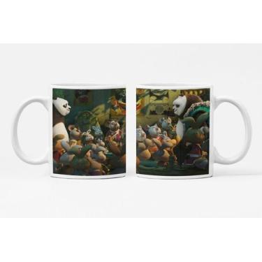 Imagem de Caneca de Porcelana Desenho Kung Fu Personalizada Md2 - Like Geek