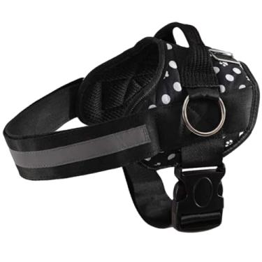 Imagem de Peitoral para cães Joyride Basic Essential 1.0 – Colete para animais de estimação pequeno, médio, grande, sem puxão, com 3 anéis laterais para colocação de coleira, ajustável para treinamento (pata de
