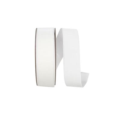 Imagem de Reliant Ribbon Fita de veludo com borda tecida, branca