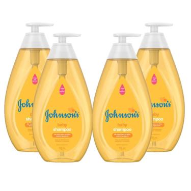 Imagem de Kit Shampoo Johnson's Baby Regular 750mL com 4 Unidades