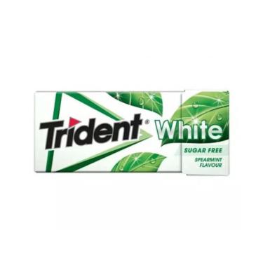 Imagem de Chiclete Trident White Spearmint Sem Açúcar Importado 14g