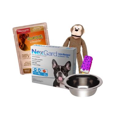 Imagem de Nexgard Antipulgas E Carrapatos Caes 4,1 A 10kg C/3 Comprimidos + Brinde