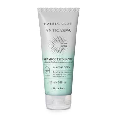 Imagem de O boticario malbec club shampoo esfoliante anticaspa 150ml