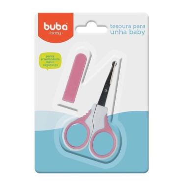 Imagem de Tesoura Para Unha De Bebê Rosa 5238 - Buba