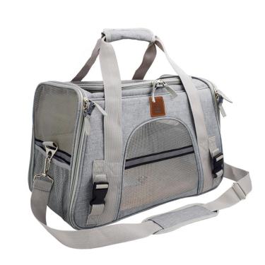 Imagem de Bolsa De Transporte Pet Avião Para Cães E Gatos Luxo