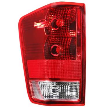 Imagem de Boine Luz traseira do lado esquerdo do motorista compatível com Nissan Titan 2004-2015 Luzes traseiras de freio 265557S227, NI2800161 - Inclui chicote elétrico e lâmpada (lado esquerdo do motorista)