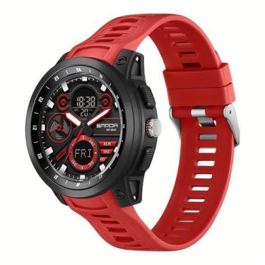 Imagem de Relógio com Calendário, Cronômetro, Resistente à Água 50m, Exibição de