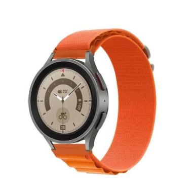 Imagem de Pulseira Alpina Compatível Com Smartwatch 20mm, 22mm - Poolsy, Laranja