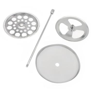 Imagem de OZXNO 1 conjunto de substituição de filtro de prensa francesa de 1000 L (aço inoxidável)