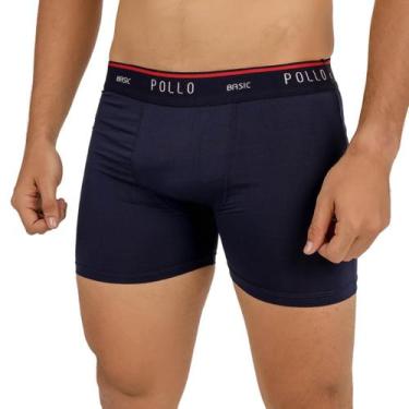 Imagem de Kit 6 Cueca Masculino Boxer Box Pollo Basic Microfibra Conforto - INTI