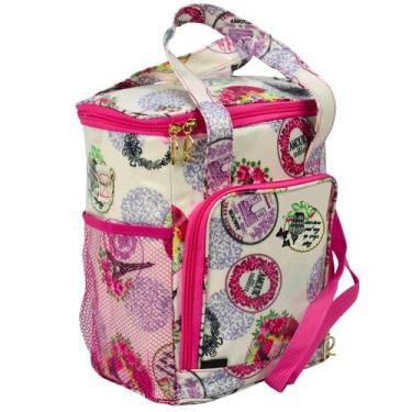 Imagem de Bolsa Feminina Necessaire Térmica Paris Branco CBRN17096 - Commerce Br