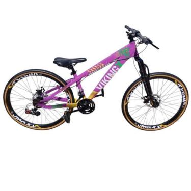 Imagem de Bicicleta Aro 26 Vikingx Tuff 25 Aluminio 24 Velocidades Pneu Slk fino