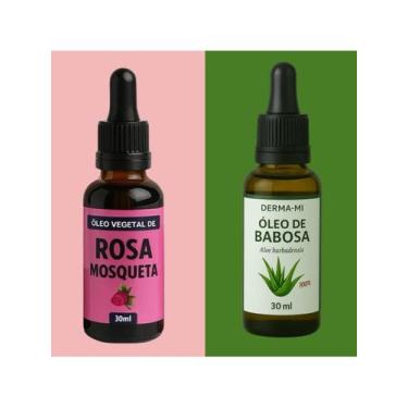 Imagem de Óleo de Rosa Mosqueta + Óleo Vegetal de Babosa  100% Puro  Clareador d