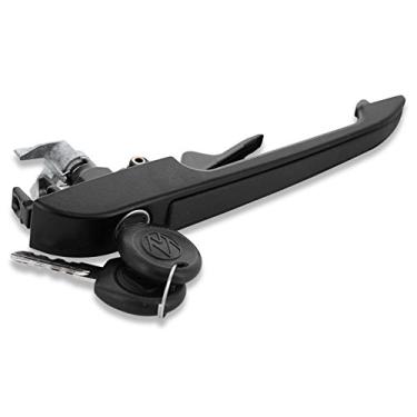 Imagem de Maçaneta ext. C/Friso"S" pta. diant. - esq. Friso Preto C/Chave - Volkswagen Gol S GI 80 à 86 - Parati S GI 82 à 86