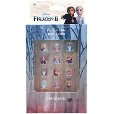 Imagem de Unhas Postiças Adesivas Infantil Disney Frozen 2 - Townley NY