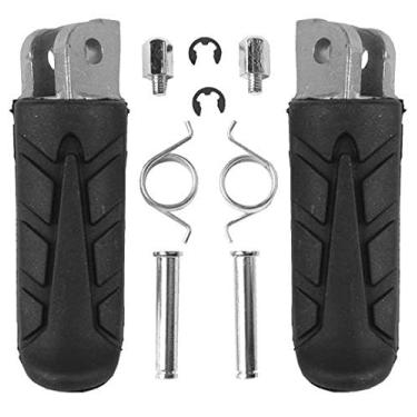 Imagem de YYMOTO Apoio Para Os Pés Dianteiro Preto Motocicleta Honda Cb 1300 Cbr 1100 Xl 1000 Vtr Vfr 800 Fi-Y 00 750 Ntv 650 Nt 600 500 400 250 125