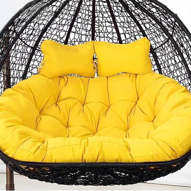 Imagem de Almofada De Cadeira De Balanço Dupla, Almofada De Cadeira De Ovo Pendurada Grossa à Prova D'água, Almofada De Assento De Substituição Lavável Para Cadeiras De Rede, Almofadas De, Q